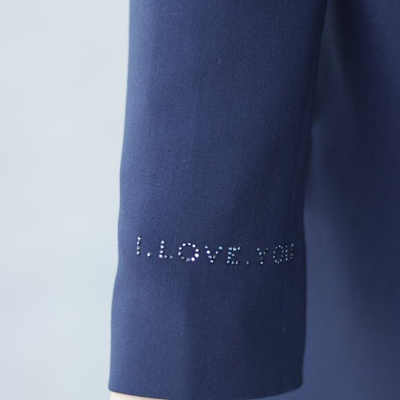 NWT - Zadig & Voltaire Viva Bis Strass Jacket NAVY 😍 - Picture 11 of 14